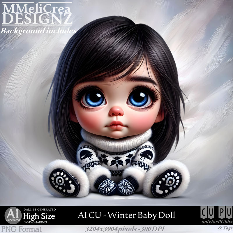 (image for) AI - CU Winter Baby Doll (CU4PU/PNG)
